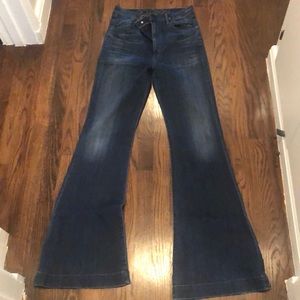 Gold sign Flare Jeans 30
